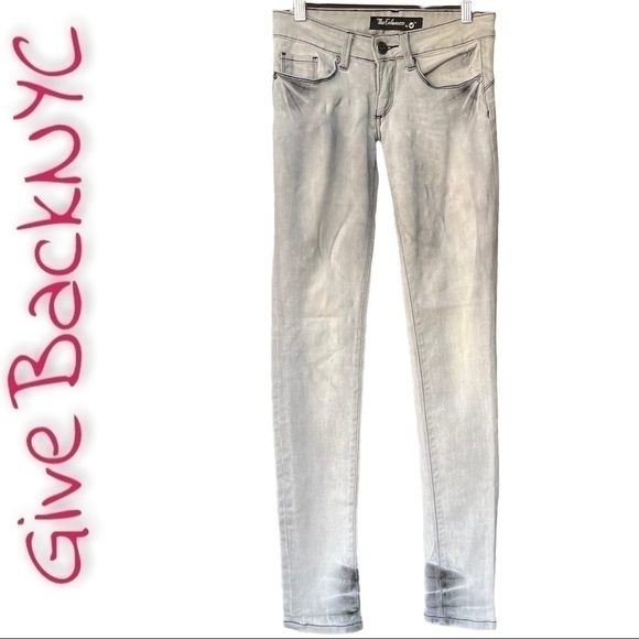funky soul Denim - funky soul Jeggings in Light Gray and Black Size 0